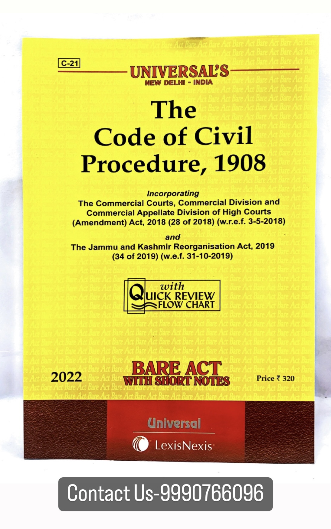 Universal's The Code Of Civil Prcedure, 1908 (CPC), Bare Act ...