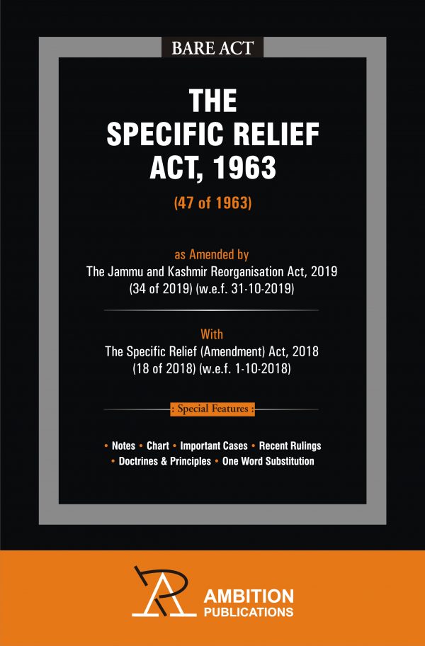 The Specific Relief Act, 1963 - By Ambition's - Exclusive Portal For ...