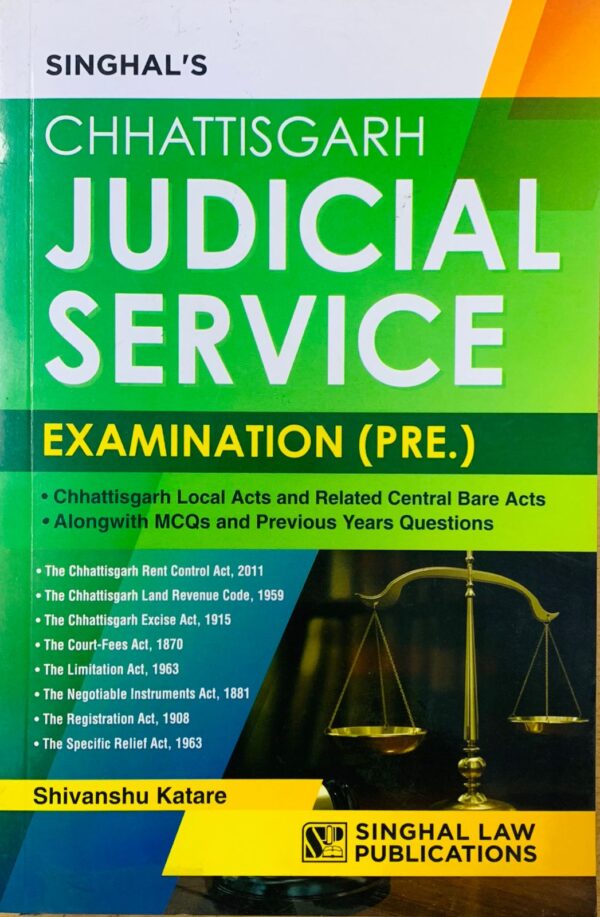 Chhattishgarh Judicial Service Pre. Examination by Singhal's