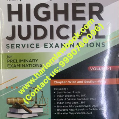 Mcq for Higher Judicial Services Pre. Exam by Singhal’s